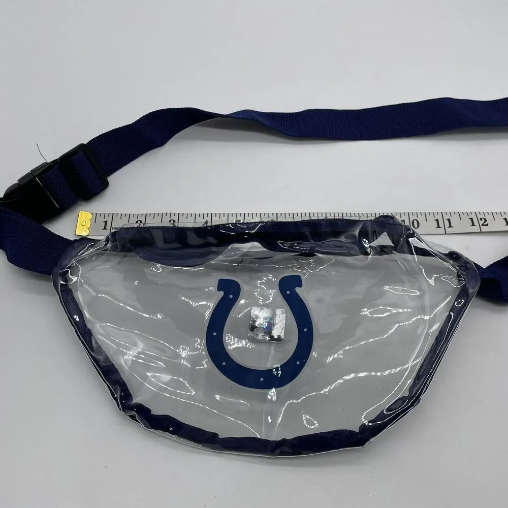 Indianapolis COLTS Clear Fanny Waist Packs NFL Stadium Approved 11